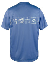 Southern Tide Men's Reyn Spooner Bandana Short Sleeve Performance T-Shirt Pompeii Blue XS